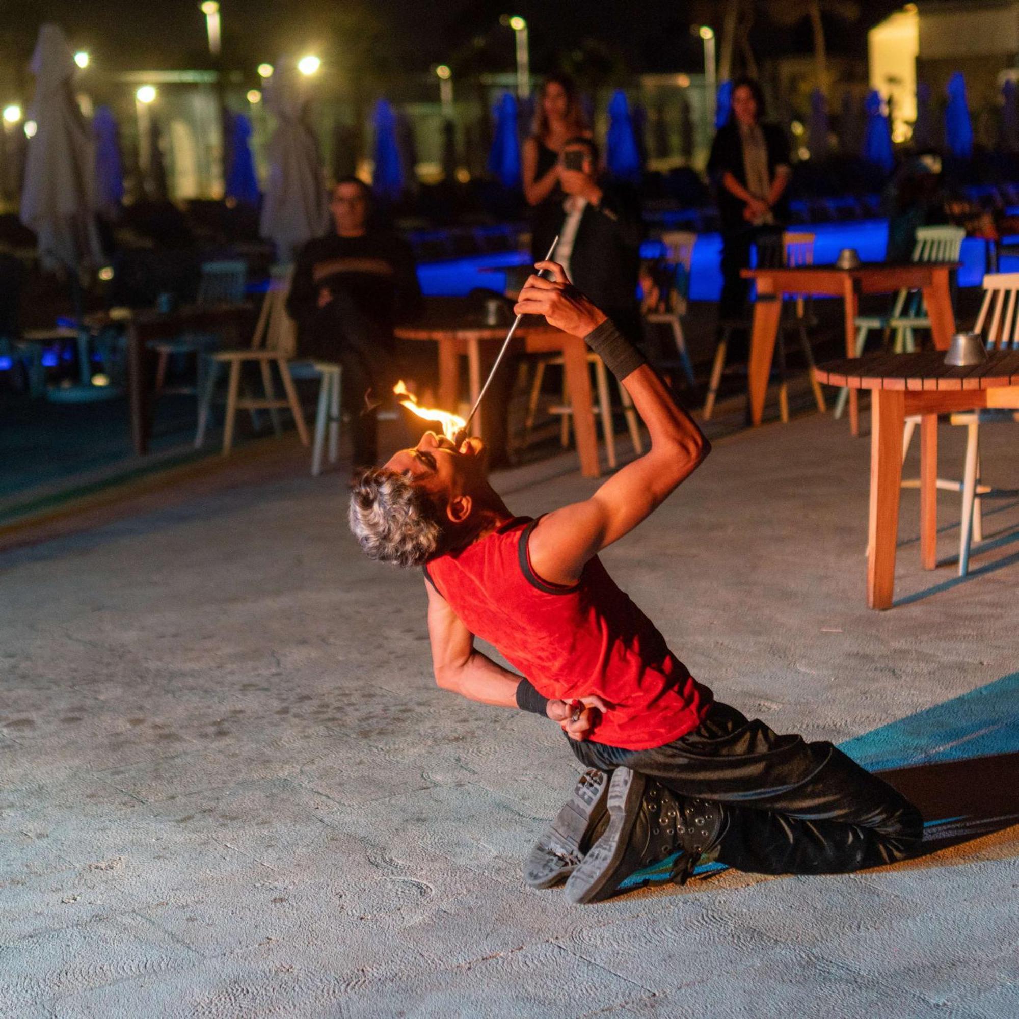 Radisson Blu Resort Al Hoceima Bagian luar foto Fire breathing