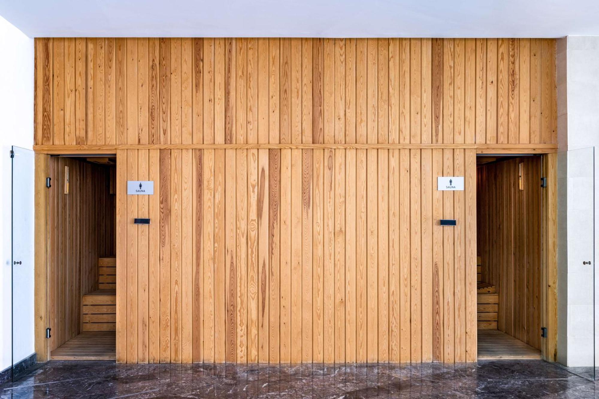 Radisson Blu Resort Al Hoceima Bagian luar foto A modern Finnish sauna