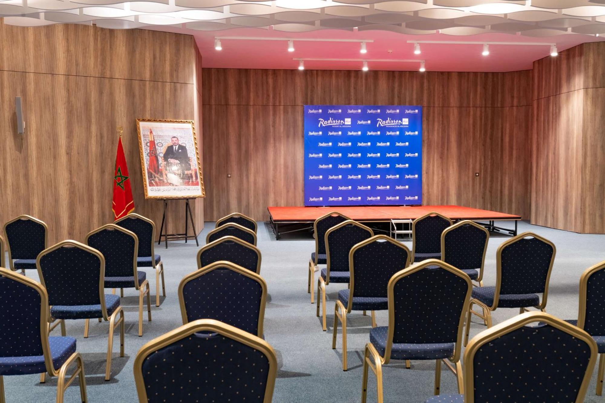 Radisson Blu Resort Al Hoceima Bagian luar foto The press conference room of the Moroccan parliament